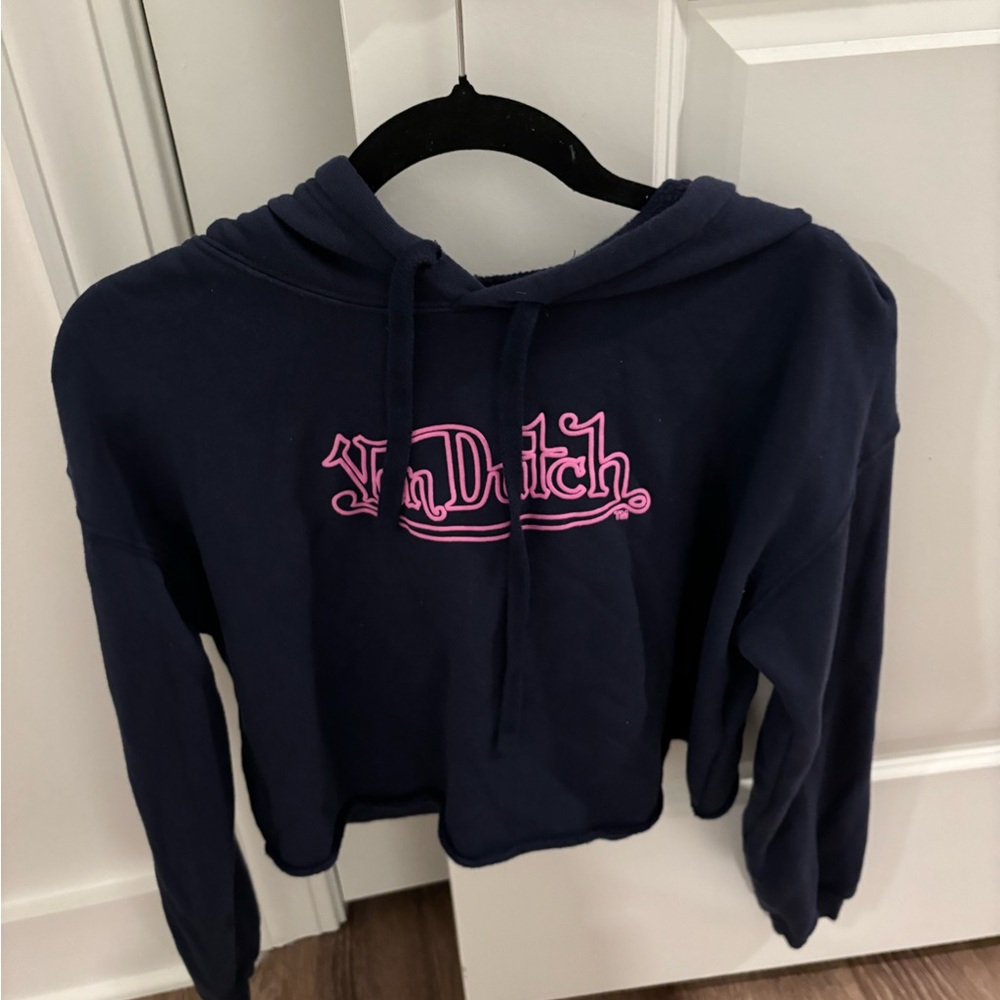 Von Dutch cropped hoodie